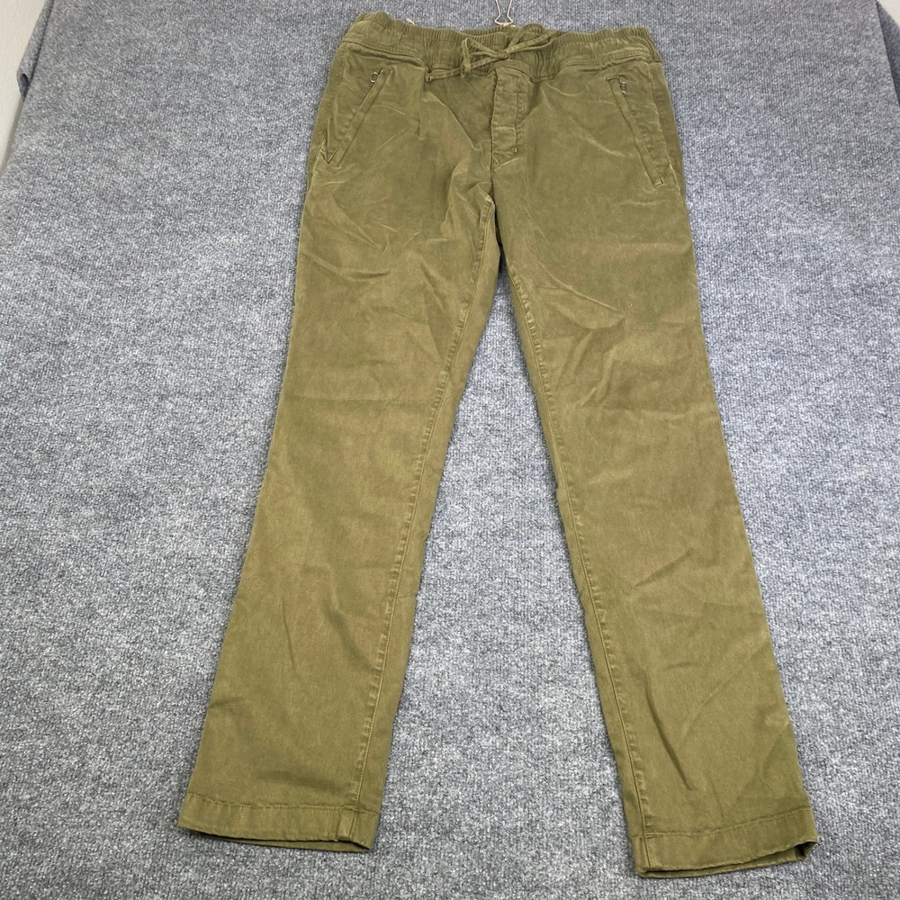 Cotton Citizen Simon Pant Mens Large Olive Green Elastic Waist Joggers M9163116